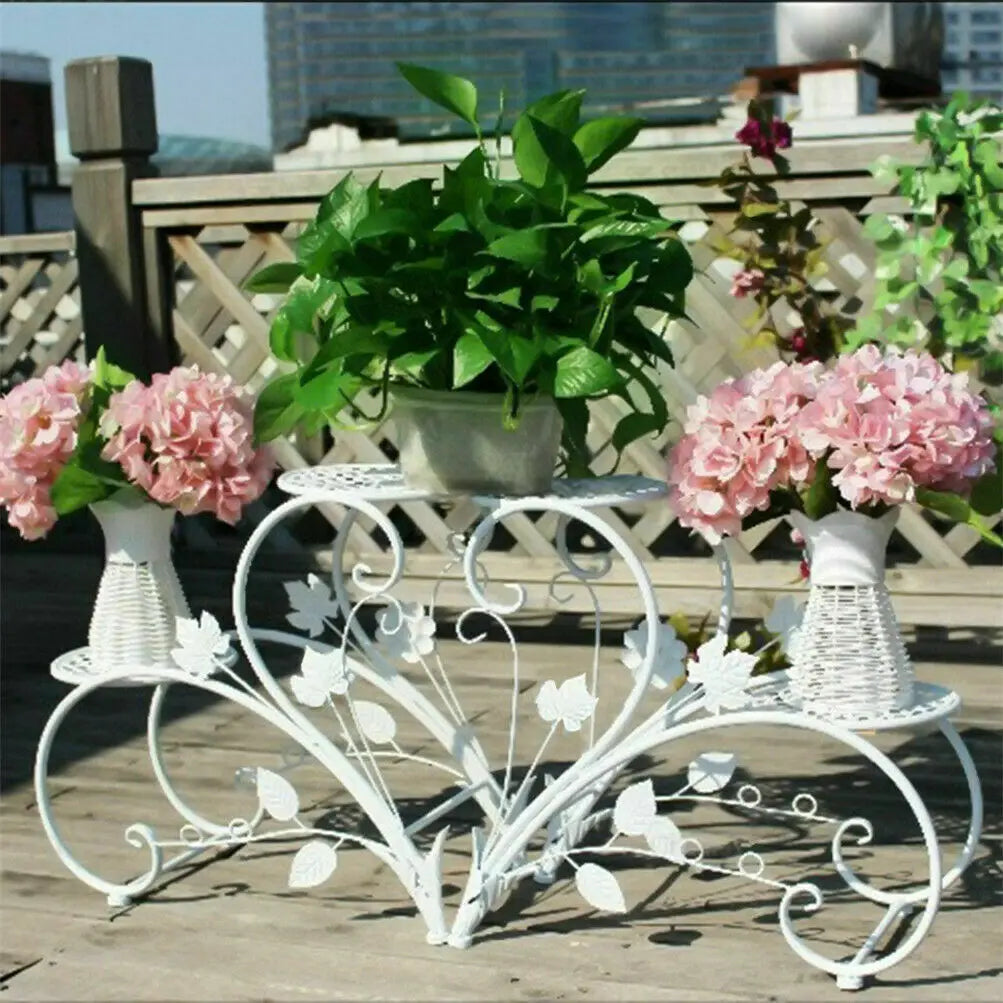 Wisfor Classic Tall 4-Tier Plant Stand Pot Holder Outdoor