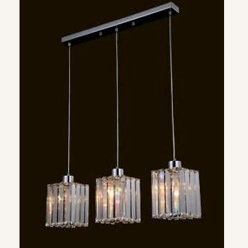 VETRULUS Modern K9 Crystal Pendant Ceiling Lamp for Living Rooms