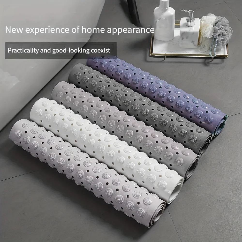 Non Slip Bathtub Mat With Suction Cups And Drain Holes