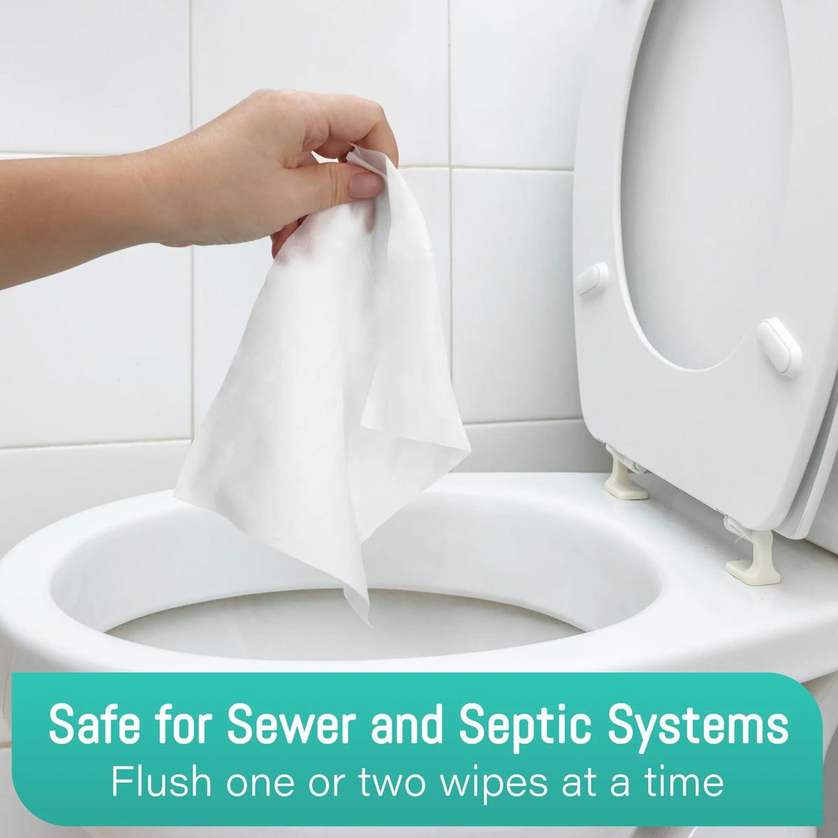 Flushable Wet Wipes With Thickened Texture For Home Or Outdoor