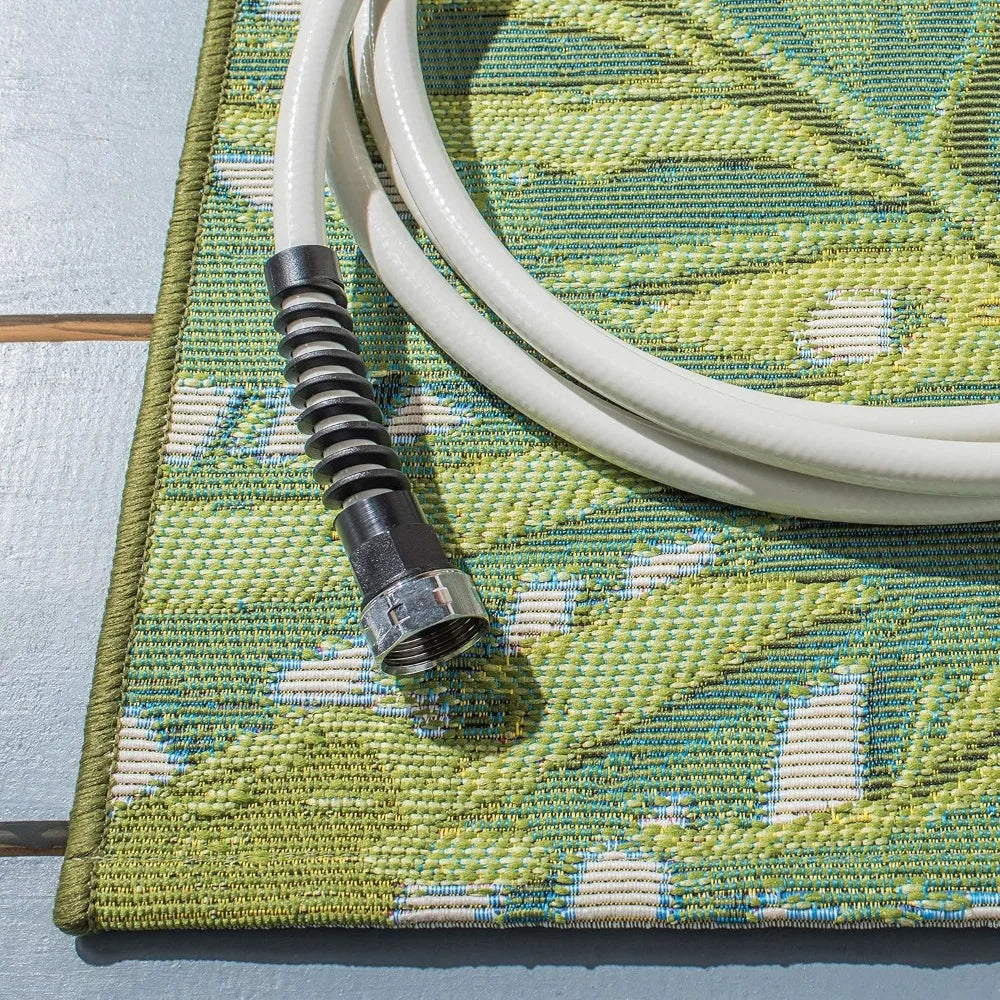 Non Shedding Washable Outdoor Rug For Patio And Backyard