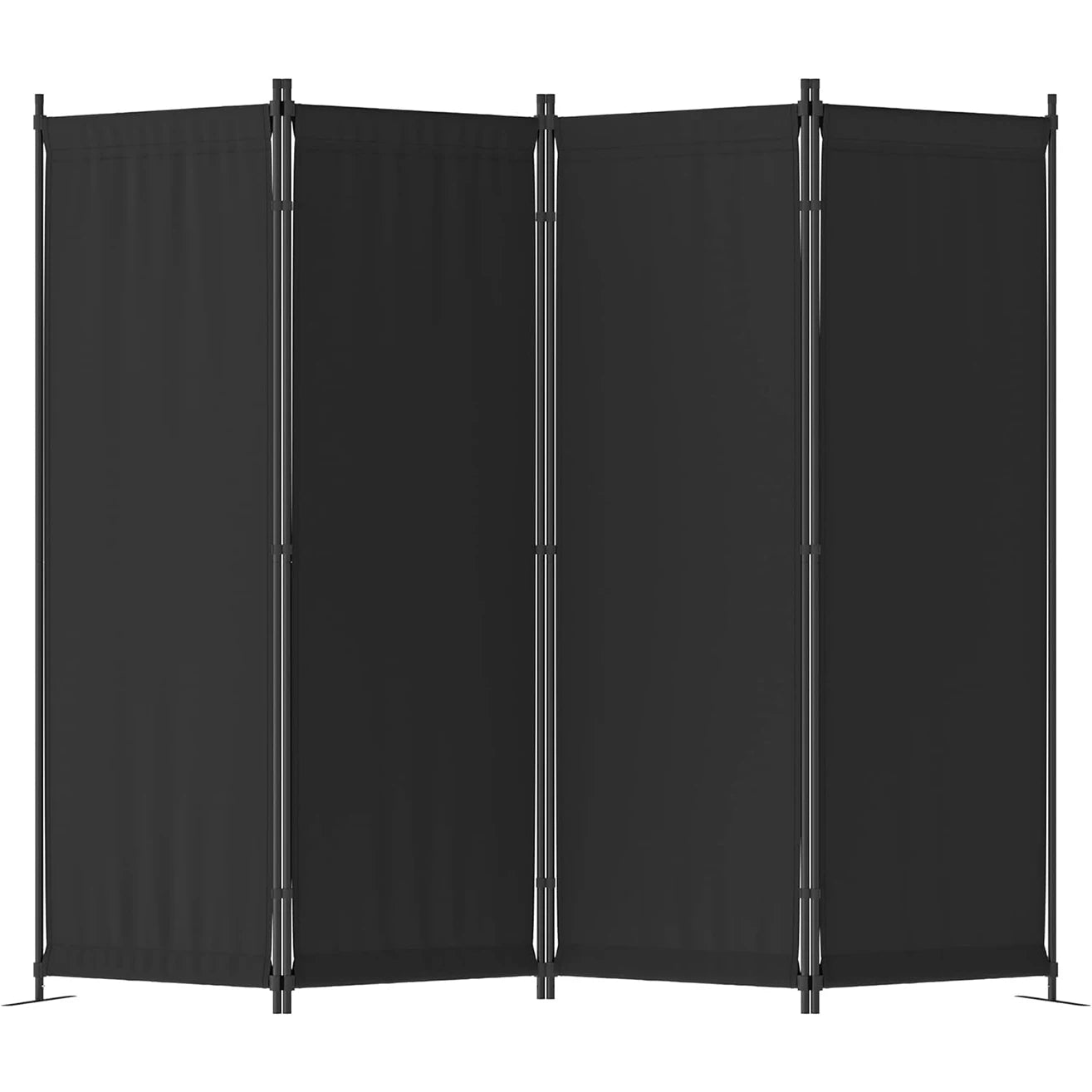 Room Divider, Folding Privacy Screens, 4 Panel Room Partitions, 88" Foldable Wall Dividers, Portable Separating for Home Office