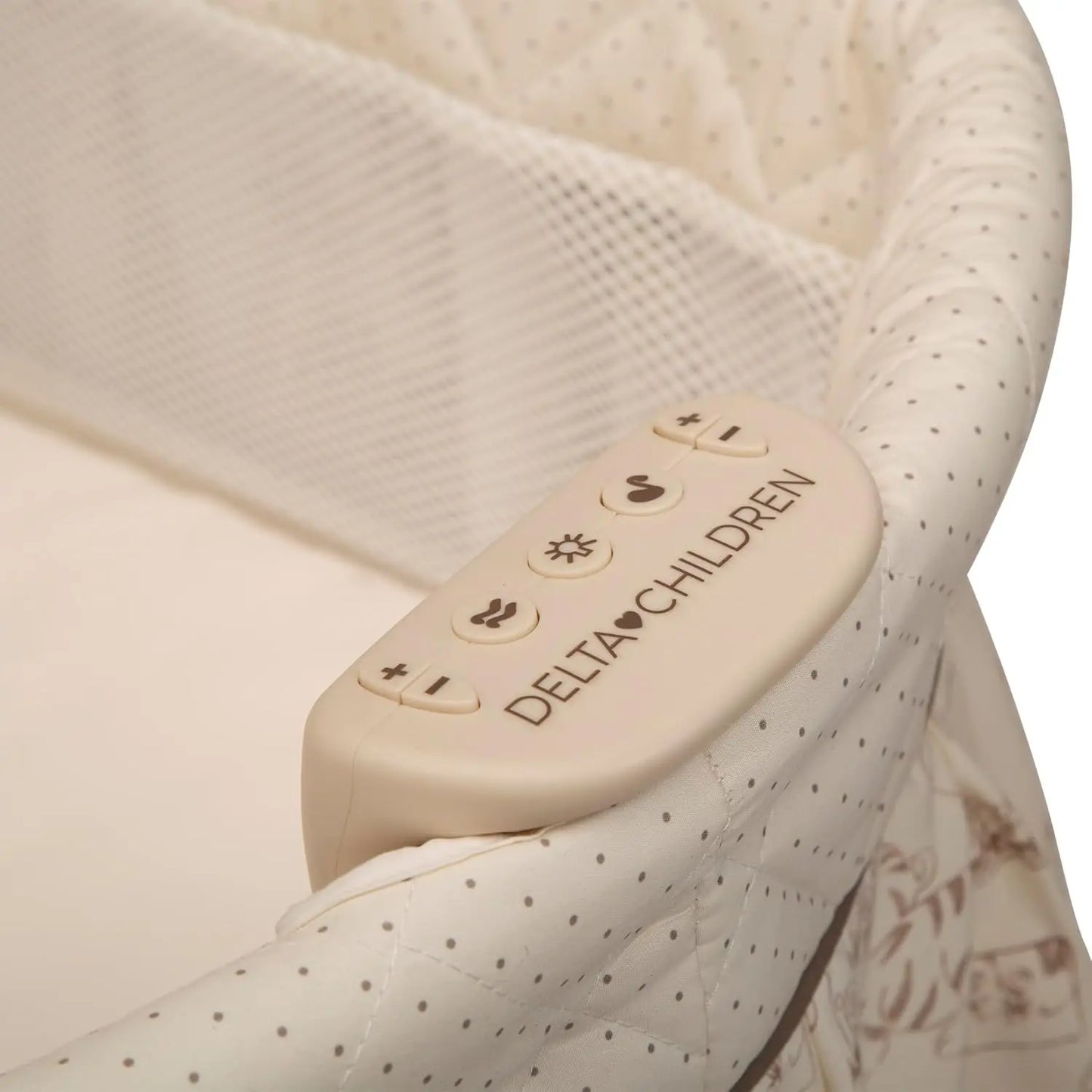 Portable Rocking Bassinet For Newborns With Nightlight Vibrations And Music