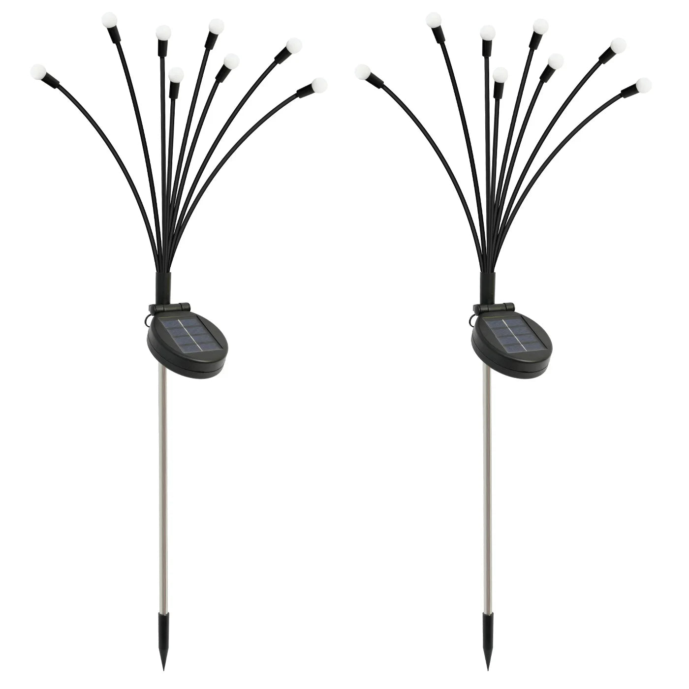 8-Head Solar Firefly Lights Outdoor Waterproof Garden Pathway
