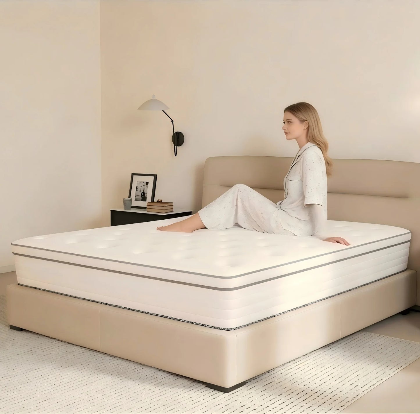 Madevos Hybrid Mattress In A Box With Pocket Springs