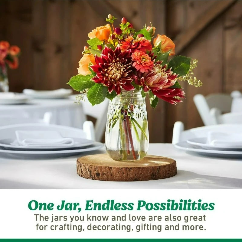 Wide Mouth Mason Jars For Canning With Lids And Rings