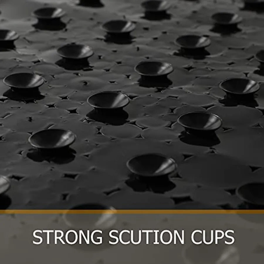 Extra Long Pebble Bathtub Mat With Non Slip Suction Cups