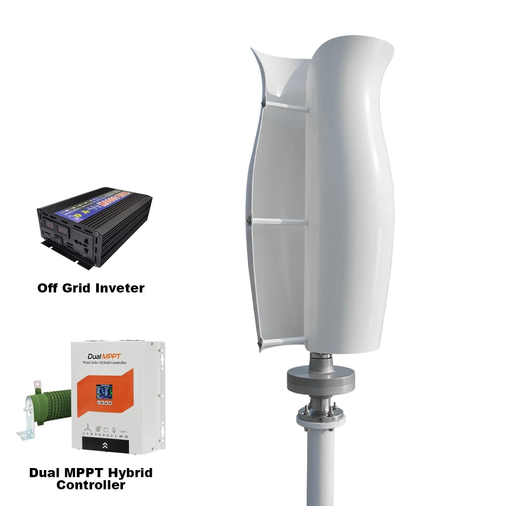 SMARAAD Silent Wind Turbine Generator 1200W 12-48V With Controller