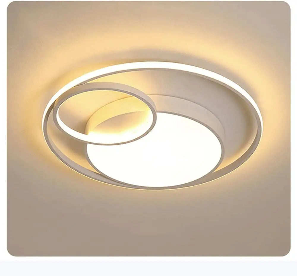 Three Rings LED Flush Mount Ceiling Light Chandelier Living Room