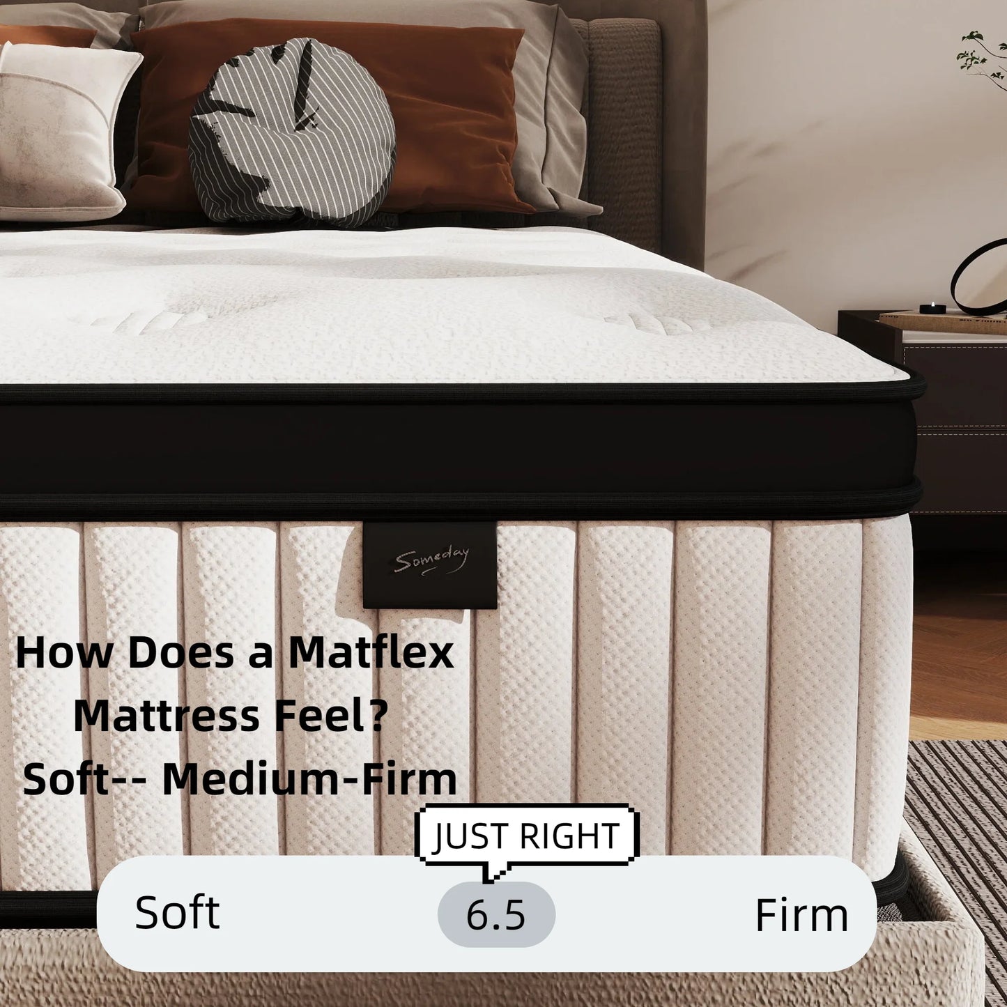 Madevos Pocket Spring Mattress Medium Firm Support