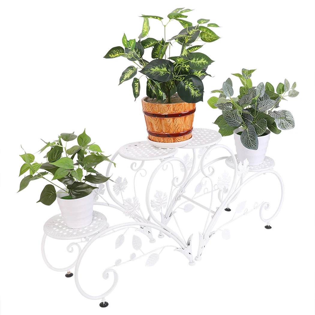 Wisfor Classic Tall 4-Tier Plant Stand Pot Holder Outdoor