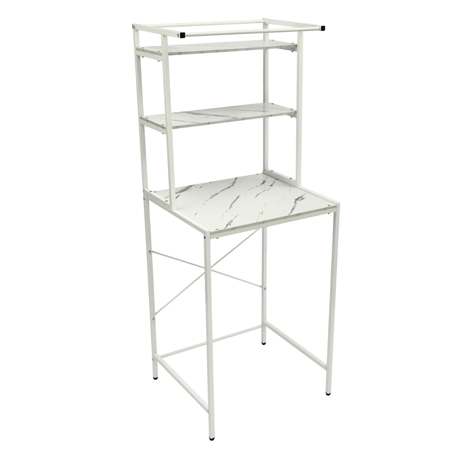 3 Tier Washer and Dryer Storage Shelf Washing Machine Shelf Toilet Shelf Over Washing Machine Toilet Washing Machine Cabinet