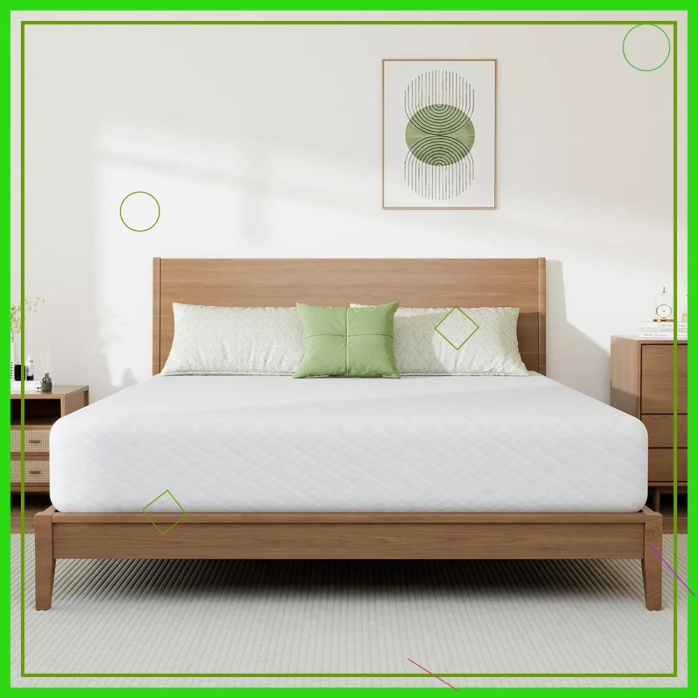 Memory Foam Mattress With Medium Firm Support Pressure Relief CertiPUR-US