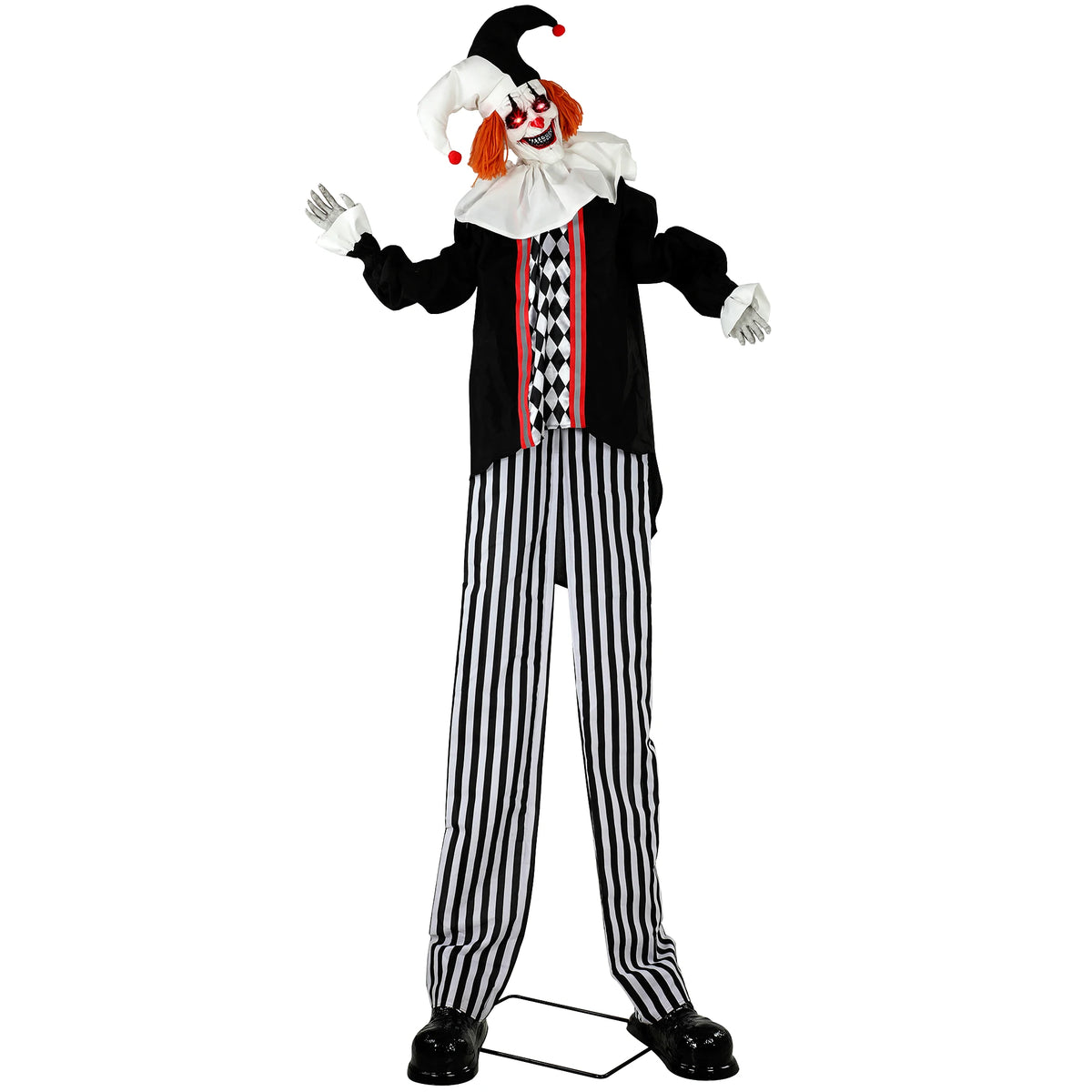 Animated Halloween Clown Decoration With Touch Activated Sound And Lights