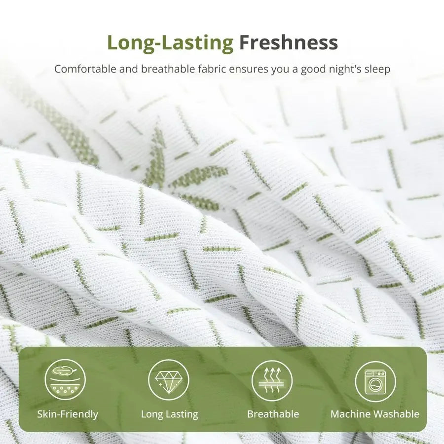 XMSJ Cooling Green Tea Gel Memory Foam Mattress Medium Firm