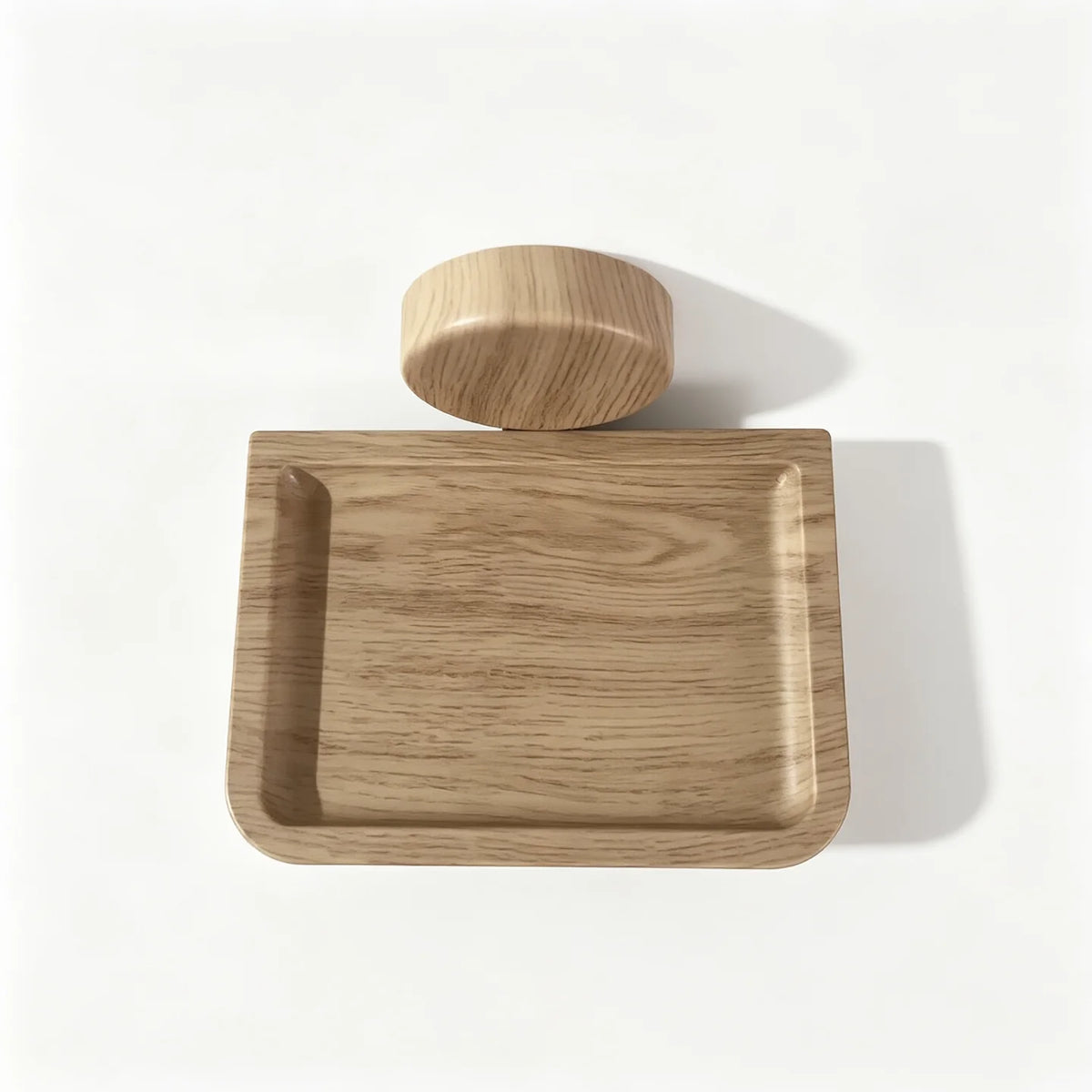 Wall Mount Suction Toilet Paper Holder With Storage Shelf