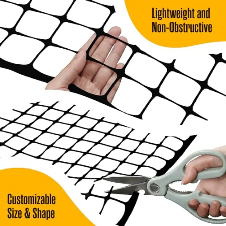 Plastic Fence Mesh Netting For Garden, Pets, Deer And Poultry