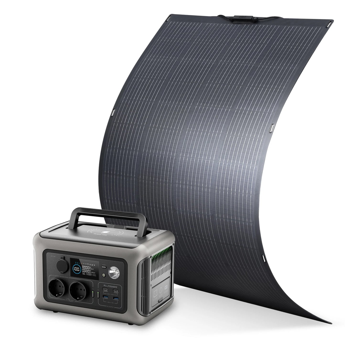 ALLPOWERS R600 Solar Generator 299Wh Power Station for Camping