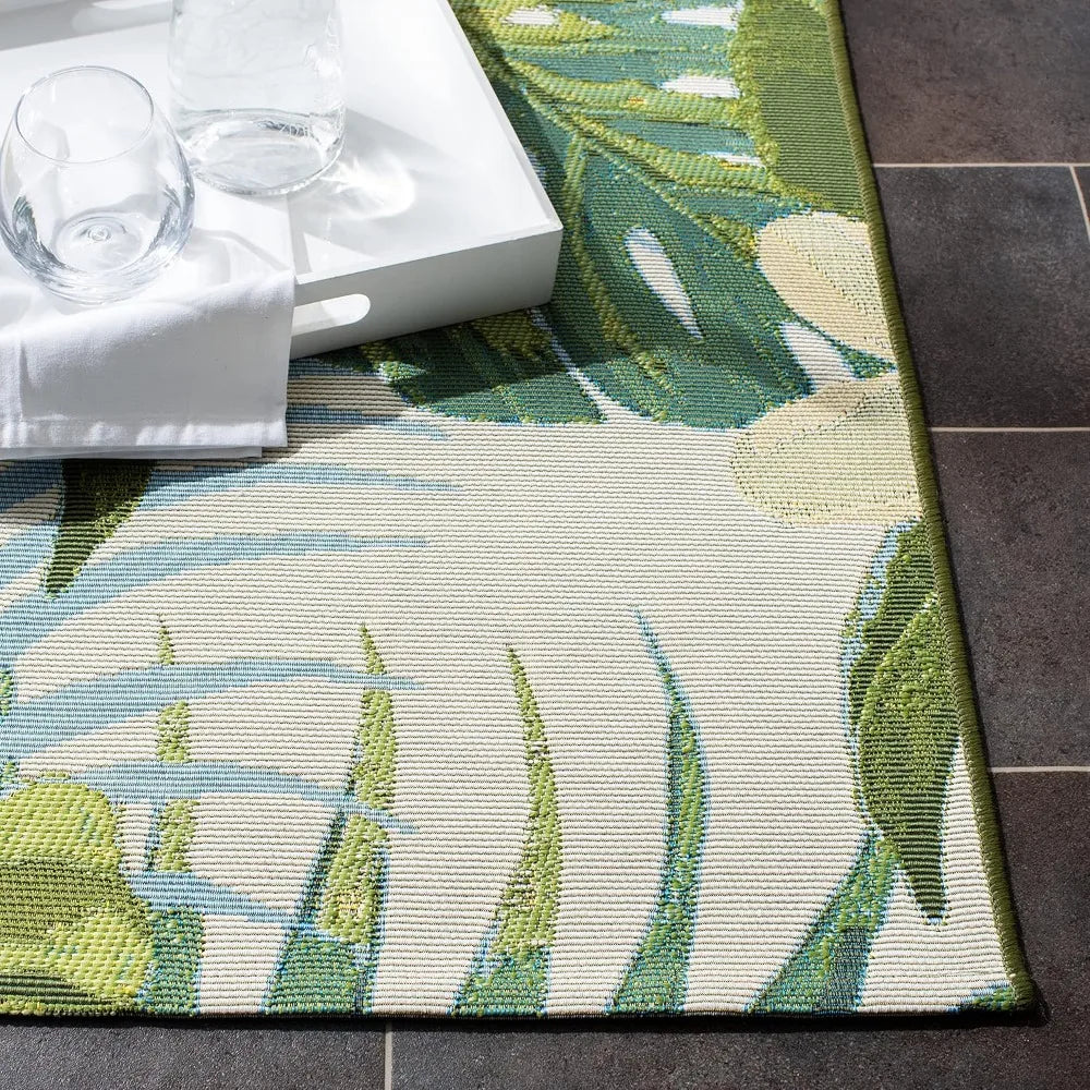 Non Shedding Washable Outdoor Rug For Patio And Backyard