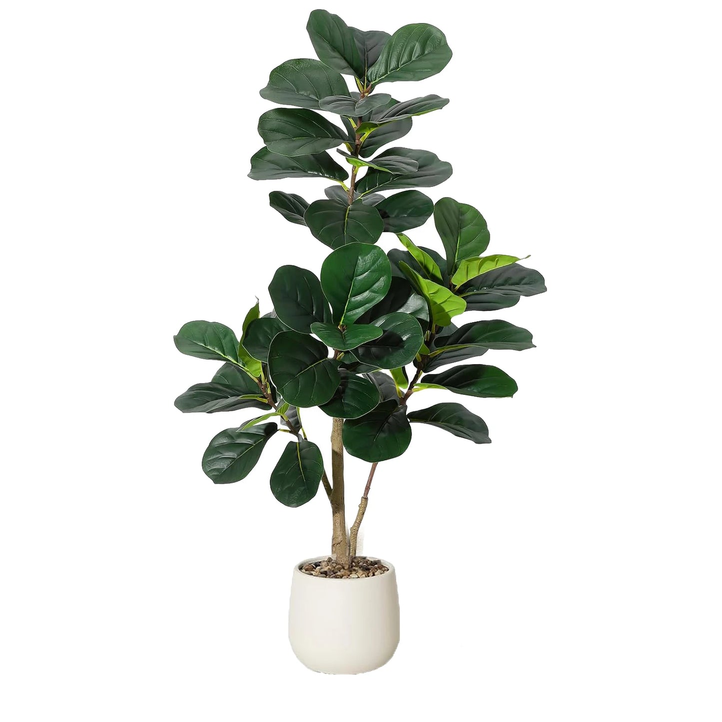 HiMISS Fiddle Leaf Fig Tree Artificial Realistic Planter