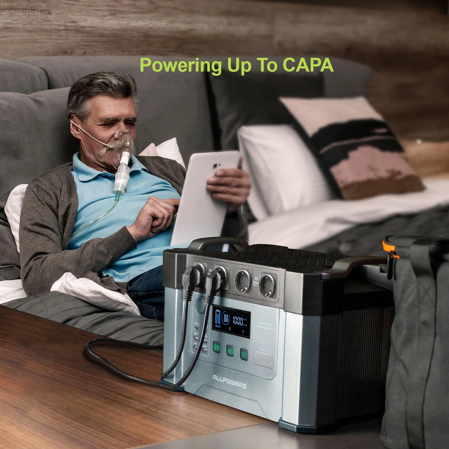 ALLPOWERS S2000 Portable Power Station With 100W Solar Panels