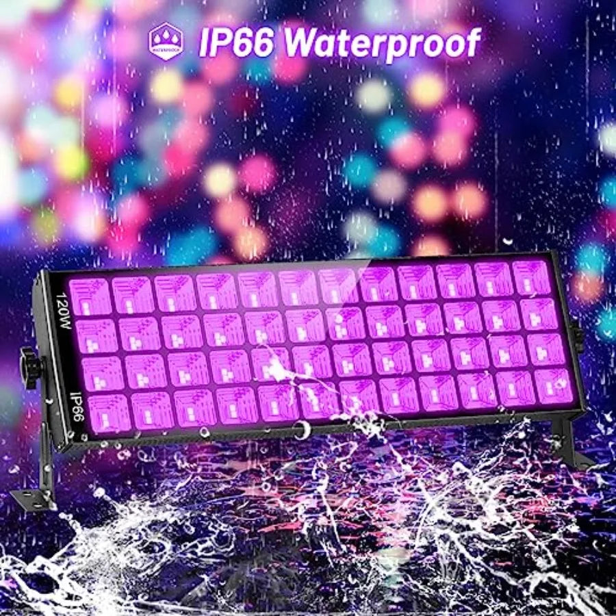 LED Blacklight for Halloween Parties, Neon Events and Body Paint