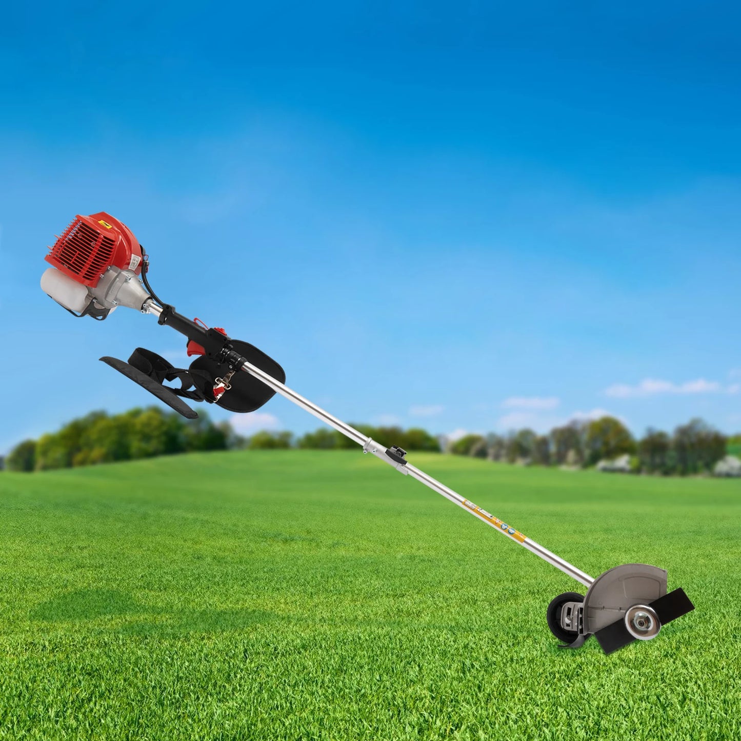 Weed Trimmer 43 CC 2 Stroke Lawn Wacker Eater Weed Grass Trimming Machine Easy Carry & Storage