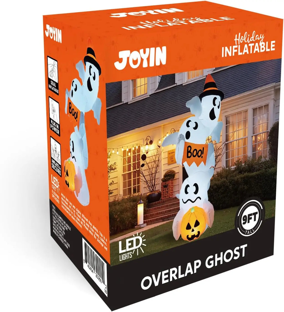 Joyfy Halloween Inflatable Ghost Outdoor Decoration With LED Lights