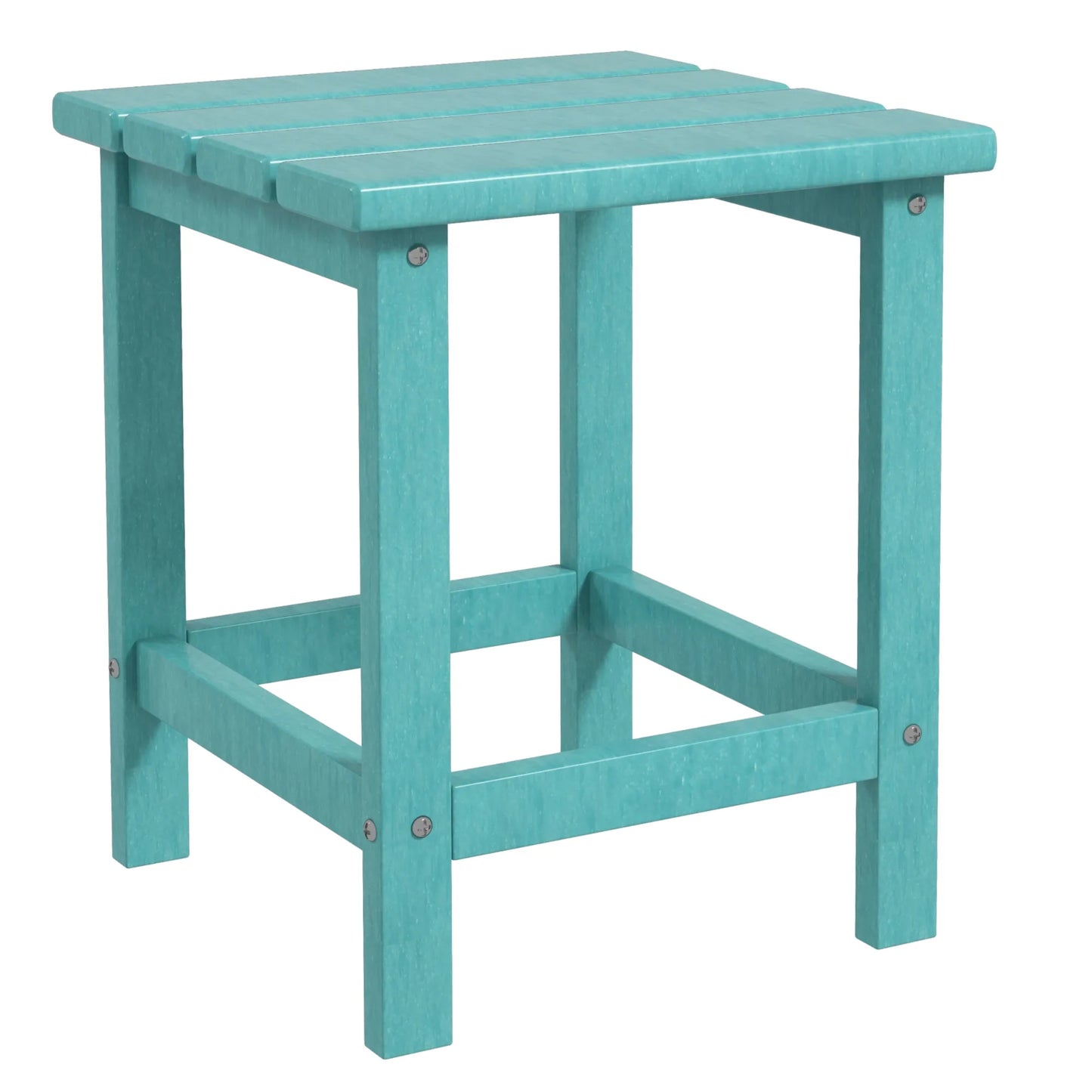 Outdoor Plastic Side Table For Patio And Garden Weather Resistant