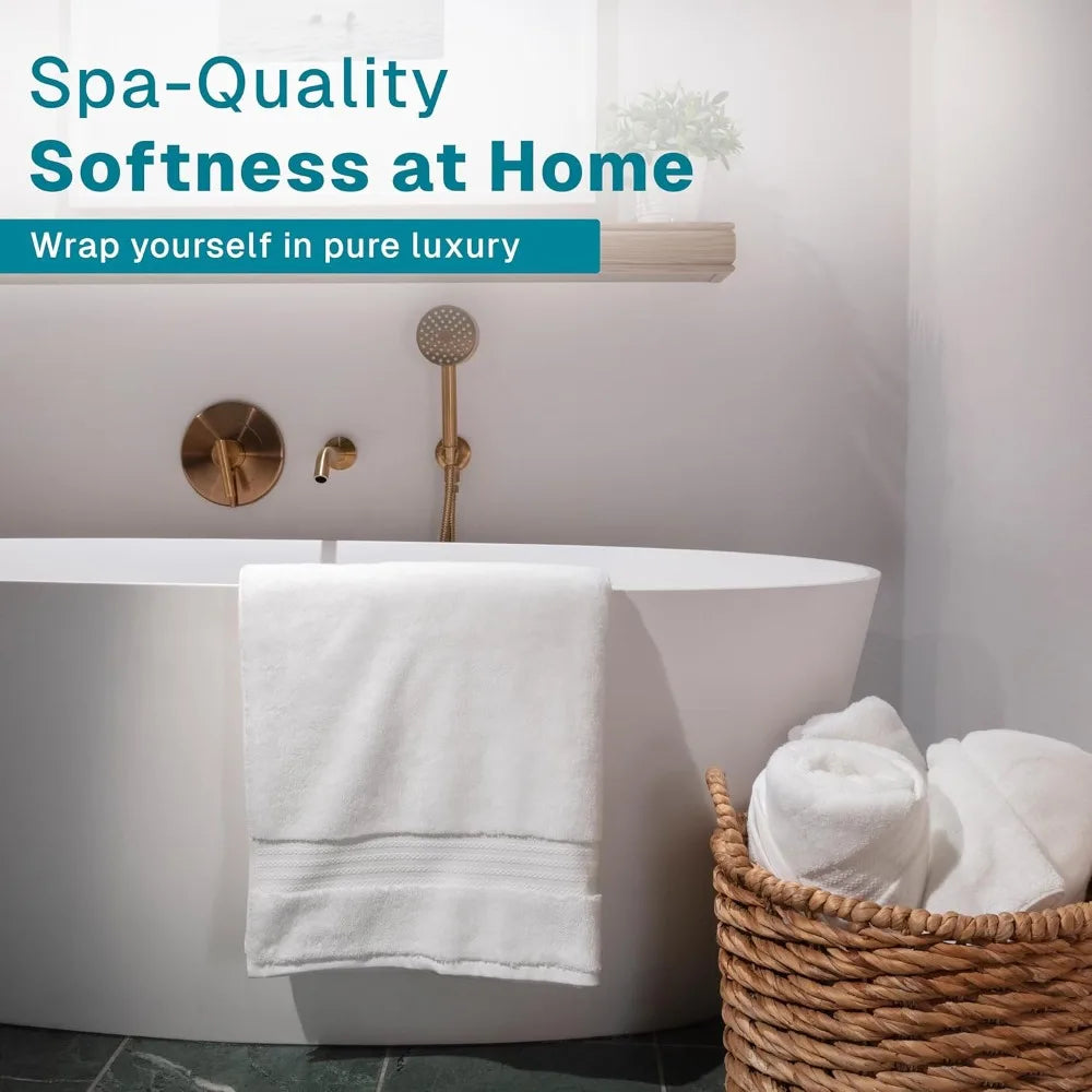 Organic Cotton Bath Towel Set GOTS Certified Hotel Quality