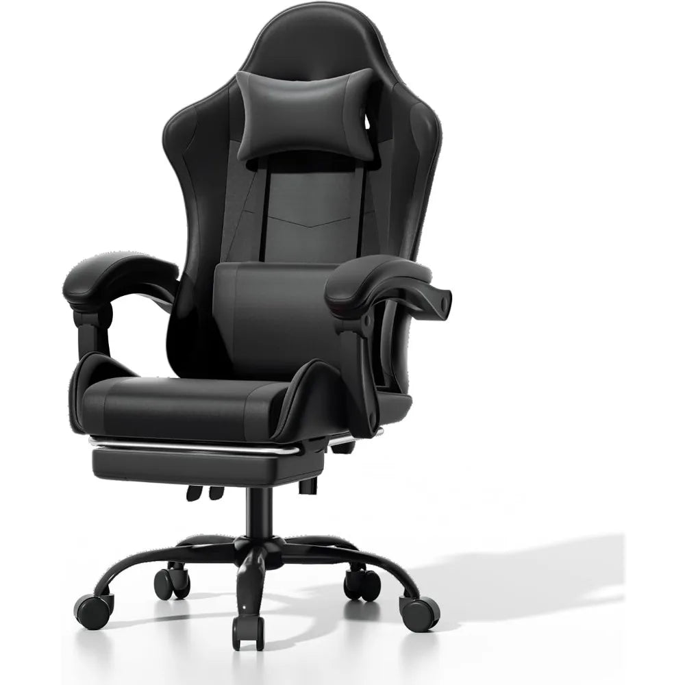 Athena Collection Carbon Fiber Gaming Chair With Ergonomic Support