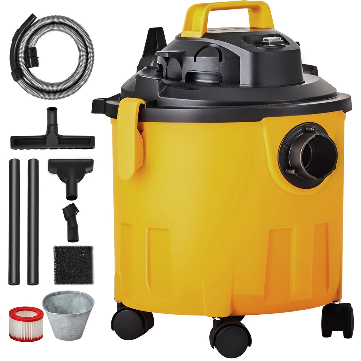SUCCEBUY 5 Gallon Wet Dry Shop Vacuum With Blower