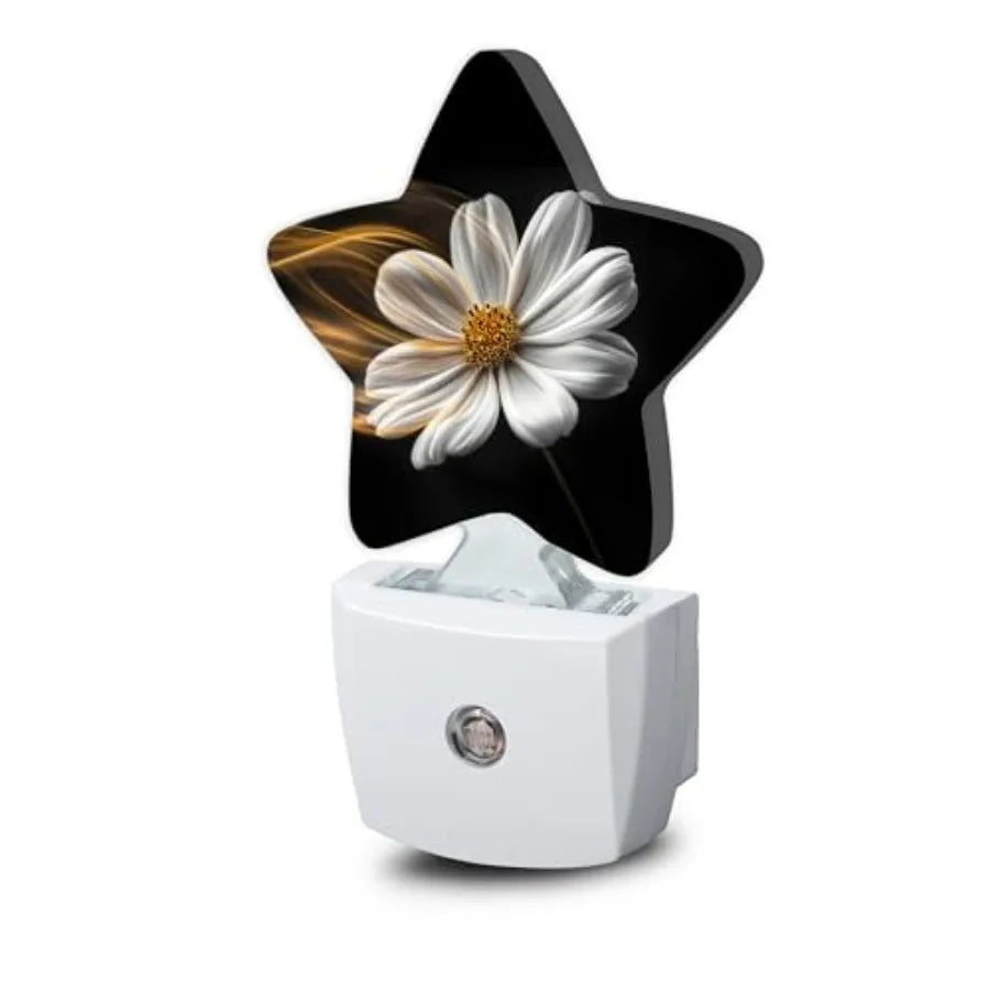 Dusk To Dawn Winter Tree Star Plug In Nightlight Sensor