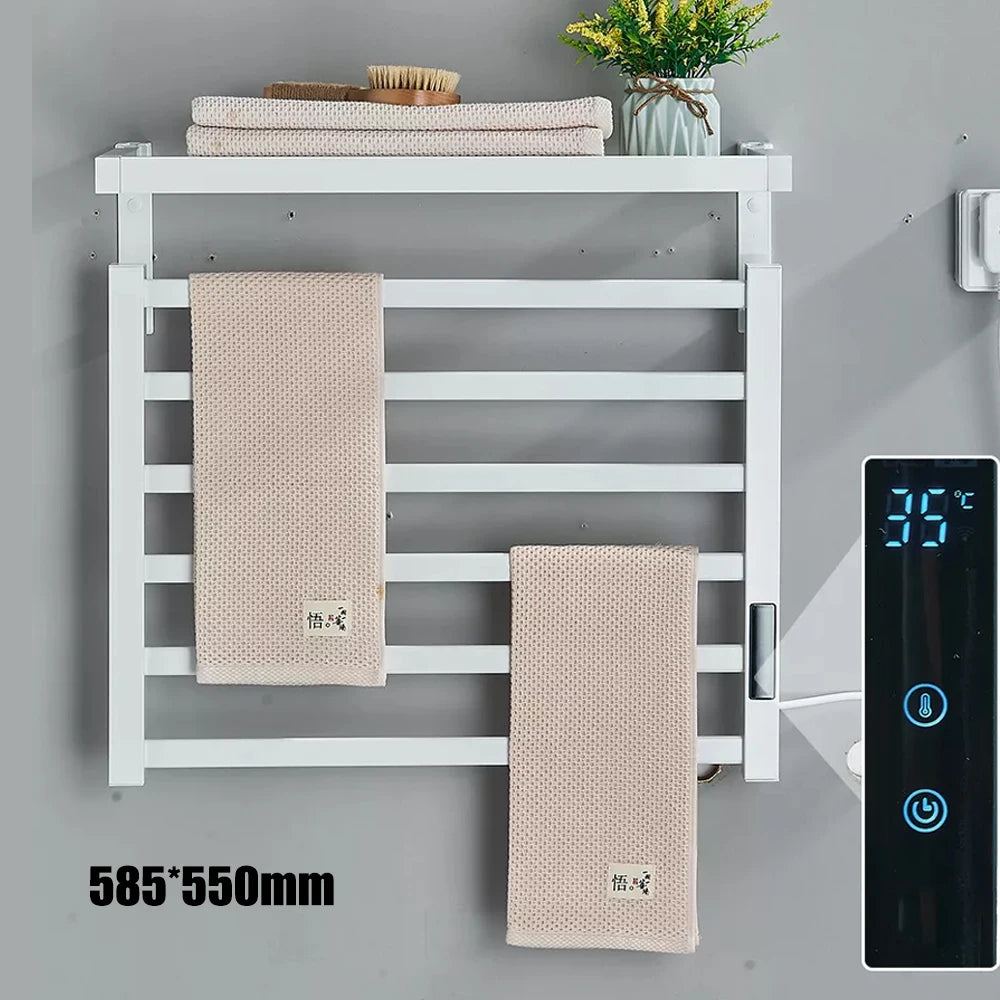 Onyzpily Electric Heated Towel Rack With Digital Thermostat