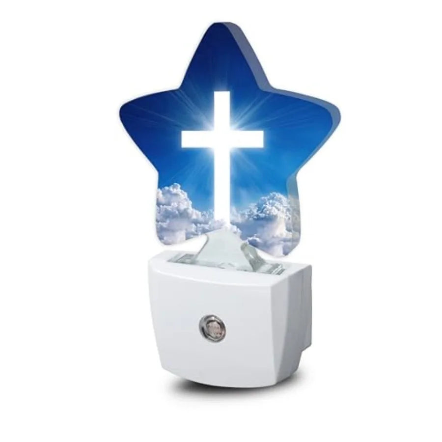 Dusk To Dawn Winter Tree Star Plug In Nightlight Sensor