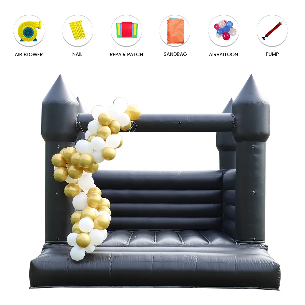 RTS Inflatable Giant Bounce House Castle for Wedding Parties