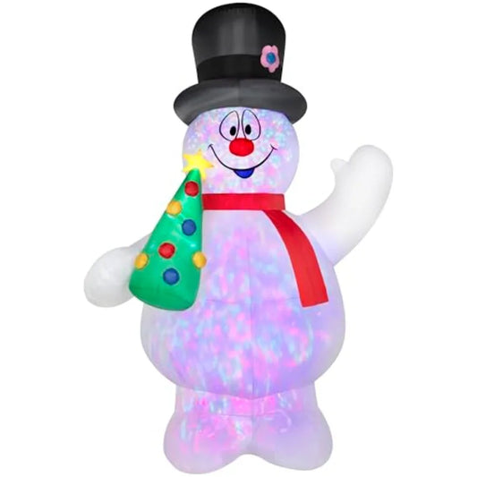 Oloey Christmas Projection Kaleidoscope Lighted Outdoor Inflatable Decoration