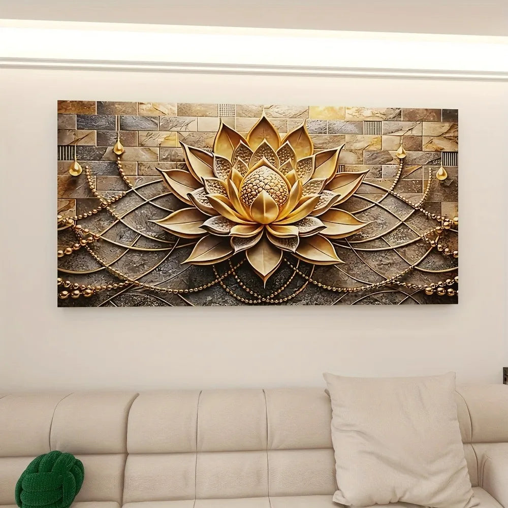 Modern Abstract Floral Canvas Art For Home Interiors