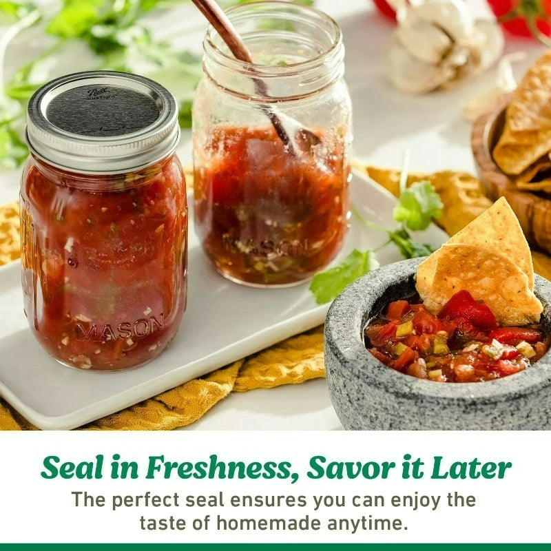 Wide Mouth Mason Jars For Canning With Lids And Rings