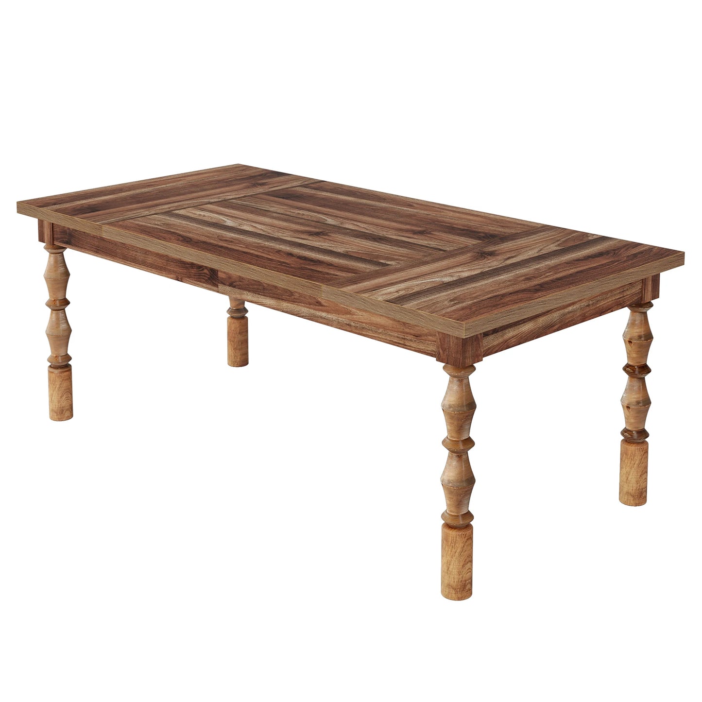 Tribesigns Wood Patio Table For Indoor And Outdoor Dining