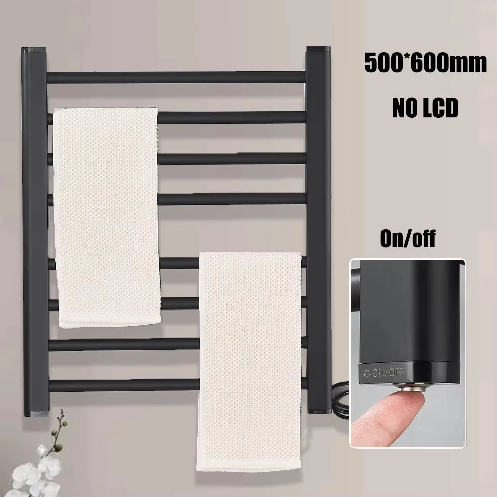 Onyzpily Electric Heated Towel Rack With Digital Thermostat