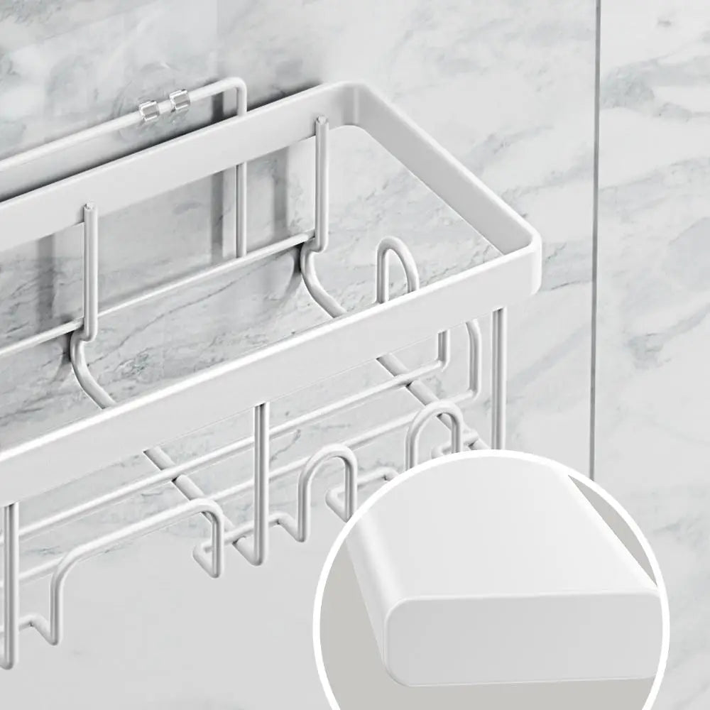 Rustproof No Drill Shower Caddy Bathroom Organizer Shelves