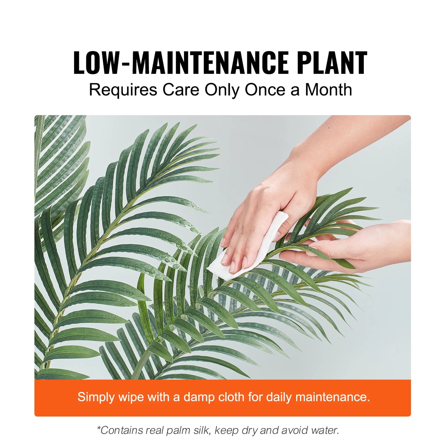 Outdoor Artificial Palm Tree Faux Plant With Anti Tip