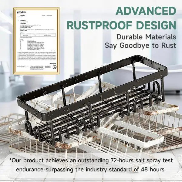 Rustproof No Drill Shower Caddy Bathroom Organizer Shelves
