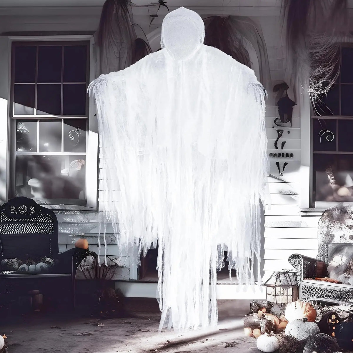 Joyfy Realistic Grim Reaper Halloween Hanging Decoration For Yard