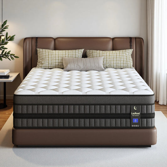 Hybrid Mattress With Gel Memory Foam And Pocketed Springs Boxed