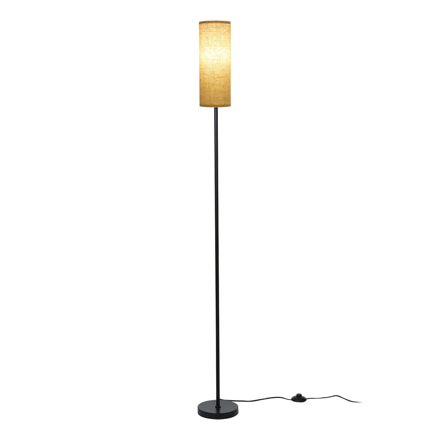 Modern RGB Floor Lamp Standing Tall Light For Bedroom