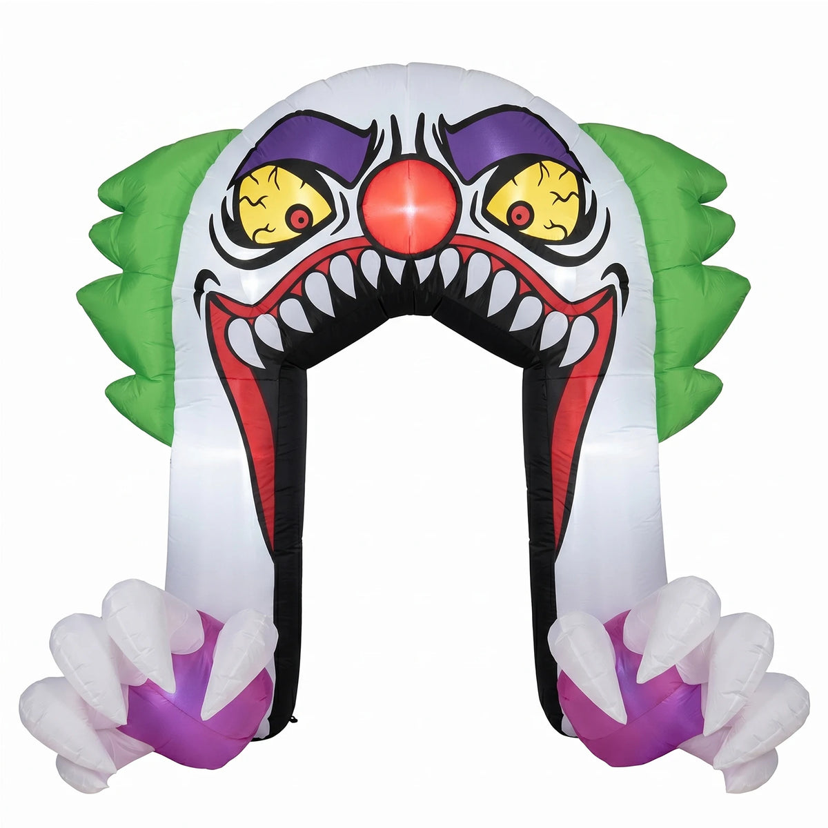HiMISS Halloween Inflatable Clown Arch With LED Lights for Parties