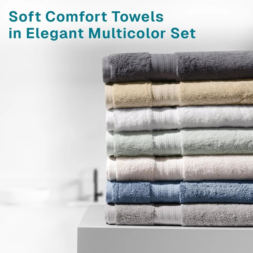 Organic Cotton Bath Towel Set GOTS Certified Hotel Quality