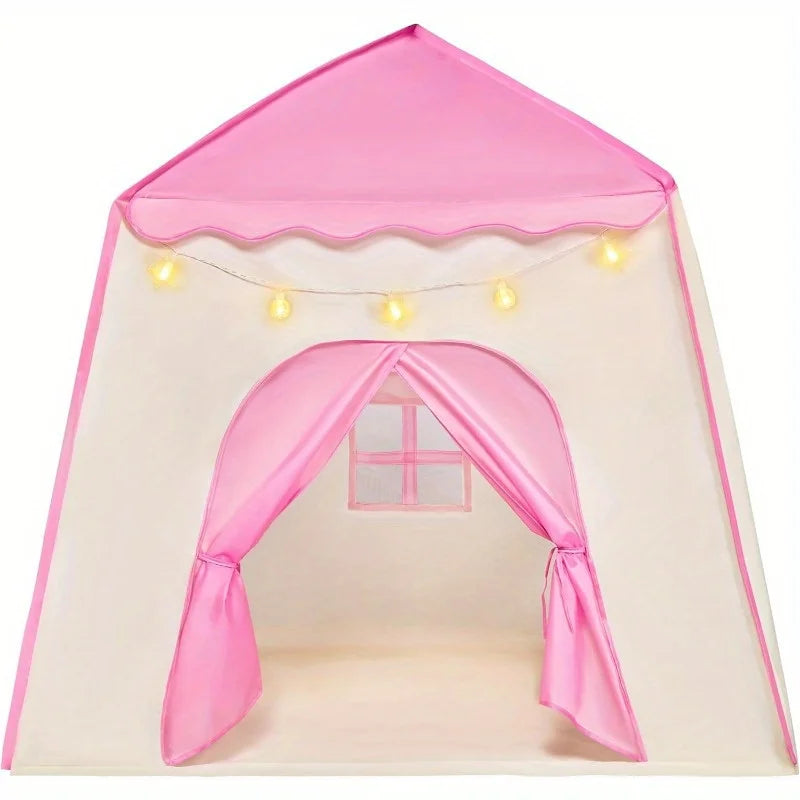Joyfy Princess Tent With LED Star Lights For Kids